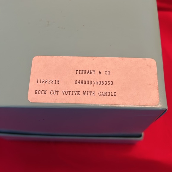 Tiffany & Co rock cut votive candle holder with box - Picture 9 of 9